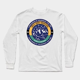 Great Smoky Mountains Wilderness Hiking Camping Outdoorsman Long Sleeve T-Shirt